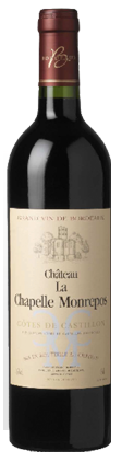 Côtes de Castillon, Chateau La chapelle Monrepos, 2008, 75cl